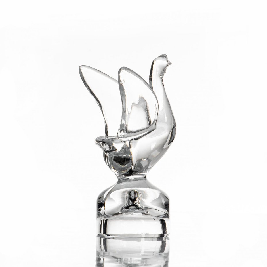 Статуэтка "Лебедь", стекло, СССР, 1980-1990 гг.