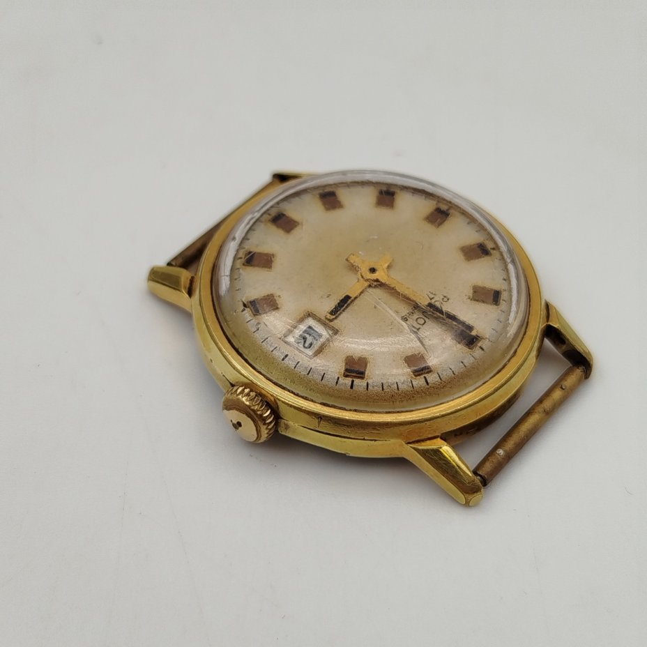 Часы наручные "Полёт" (17 камней), металл, пластмасса, Первый московский часовой завод «Полёт», СССР, 1970-1990 гг.