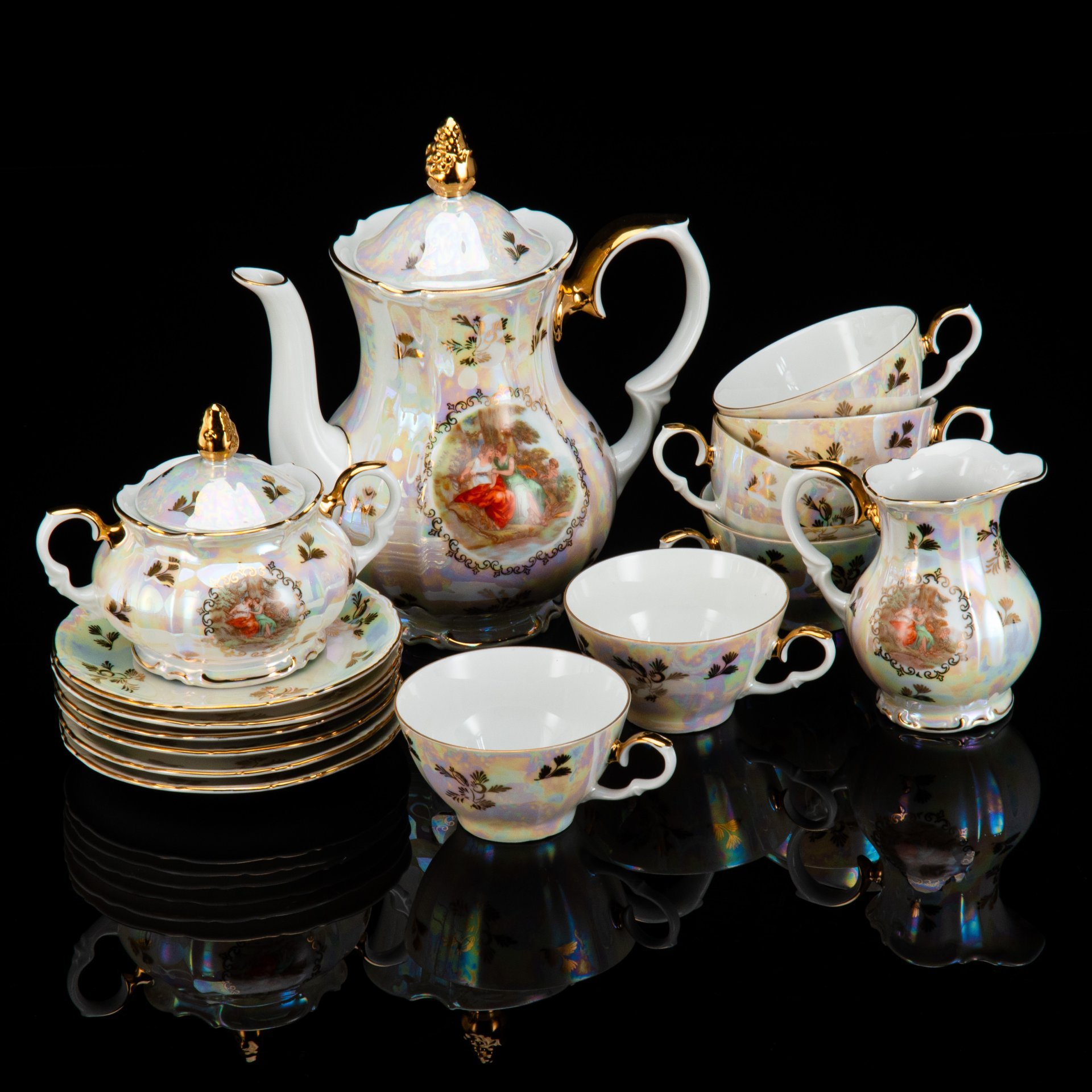 Сервиз чайно-кофейный "Мадонна" на 6 персон (15 предметов)