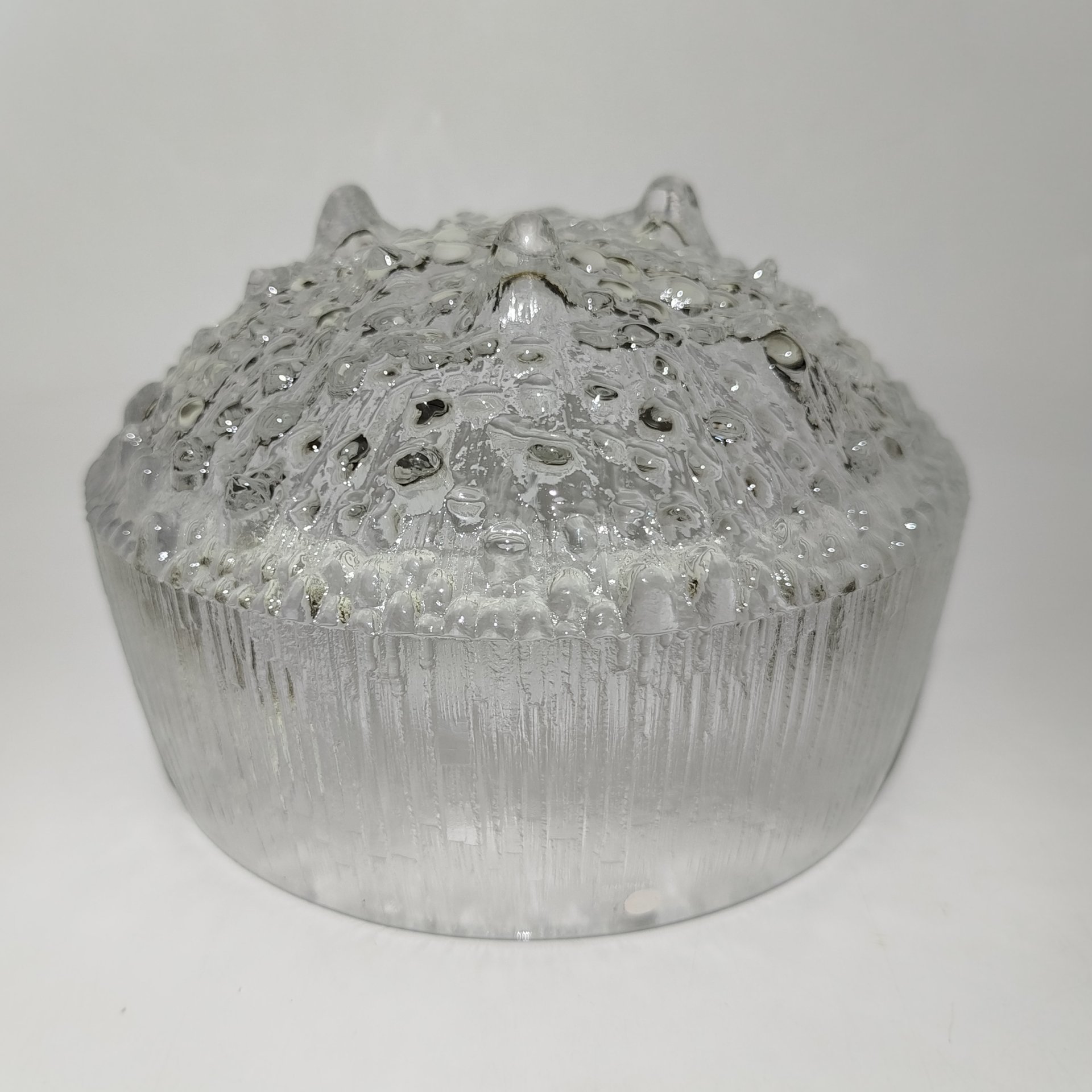Конфетница из серии "Ultima Thule" ("Край света"), дизайнер Tapio Wirkkala (Тапио Вирккала), стекло, Iittala, Финляндия, 1960-1980 гг.
