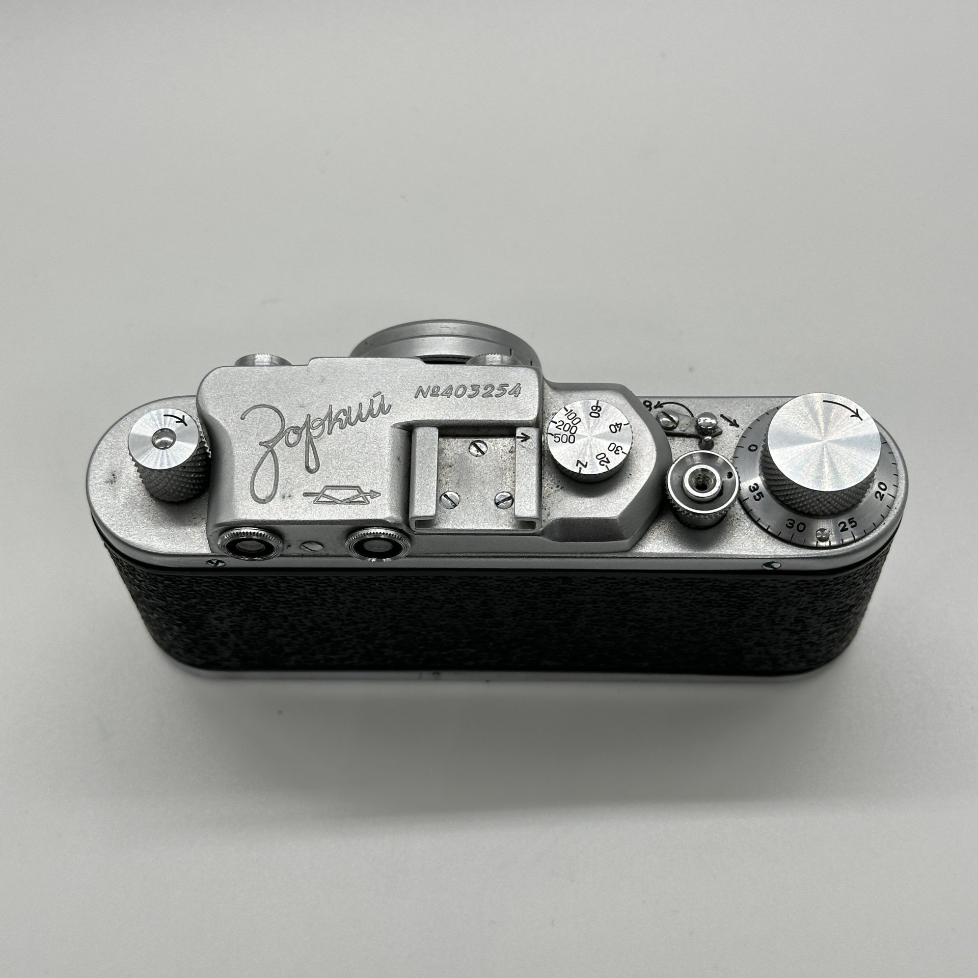 Фотоаппарат "Зоркий" с объективом "Индустар-22", в оригинальном кофре, Красногорский механический завод (КМЗ)
