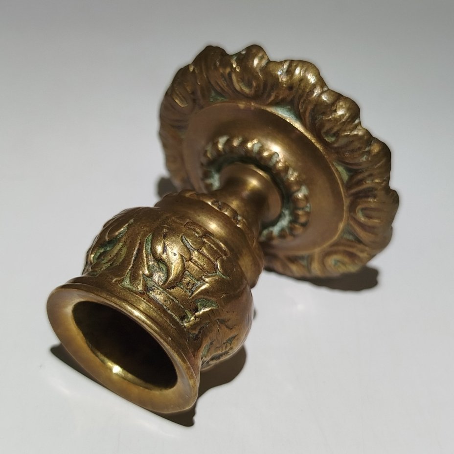 Подсвечник  миниатюрный на одну свечу, латунь, литье, Европа, 1970-1990 гг.