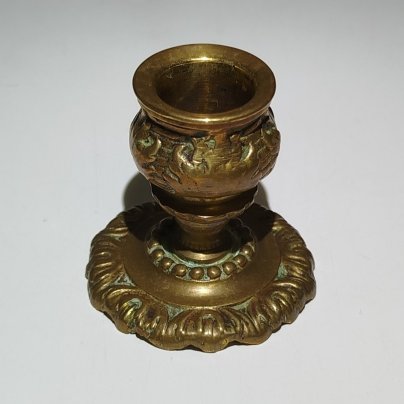 Подсвечник  миниатюрный на одну свечу, латунь, литье, Европа, 1970-1990 гг.