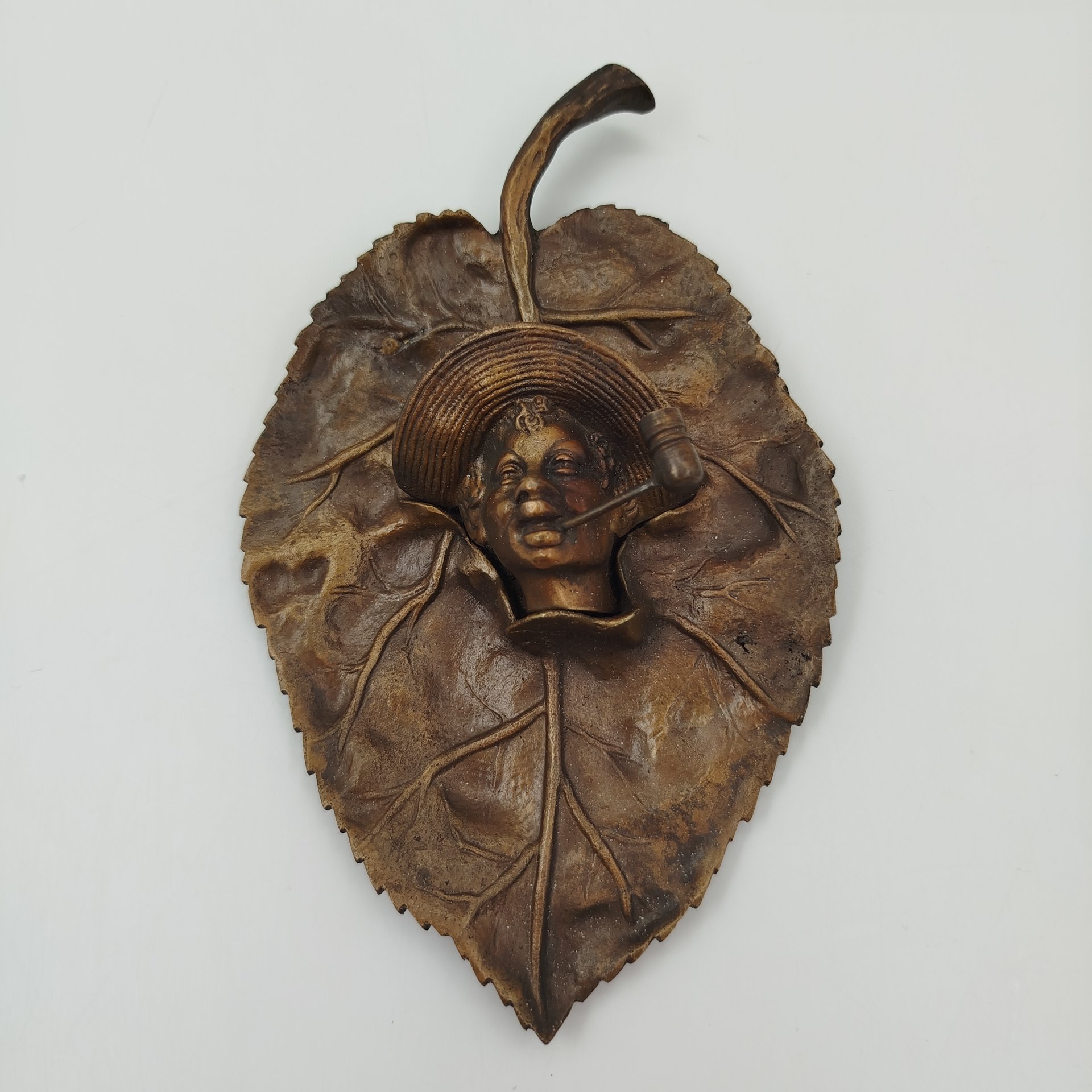 Панно настенное "Джонни Гриффин" (Johny Griffin), бронза, Западная Европа, 1900-1940 гг.