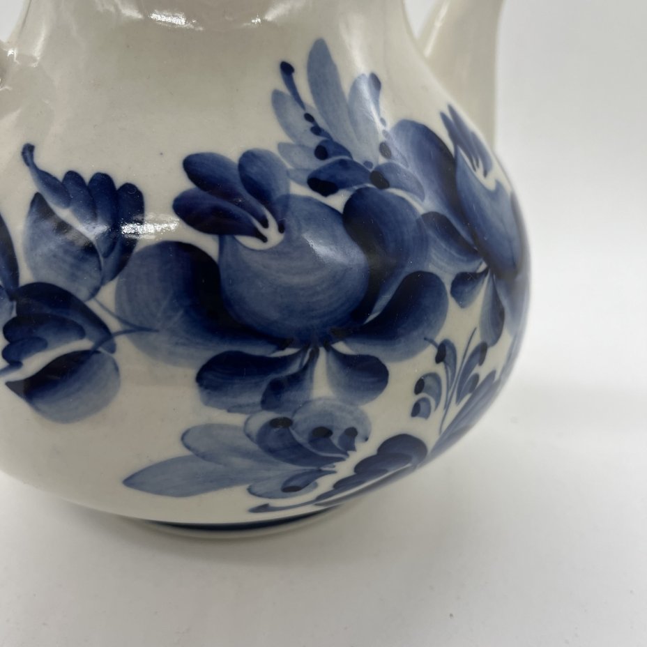 Чайник заварочный с расписным цветочным декором (крышка подбор)