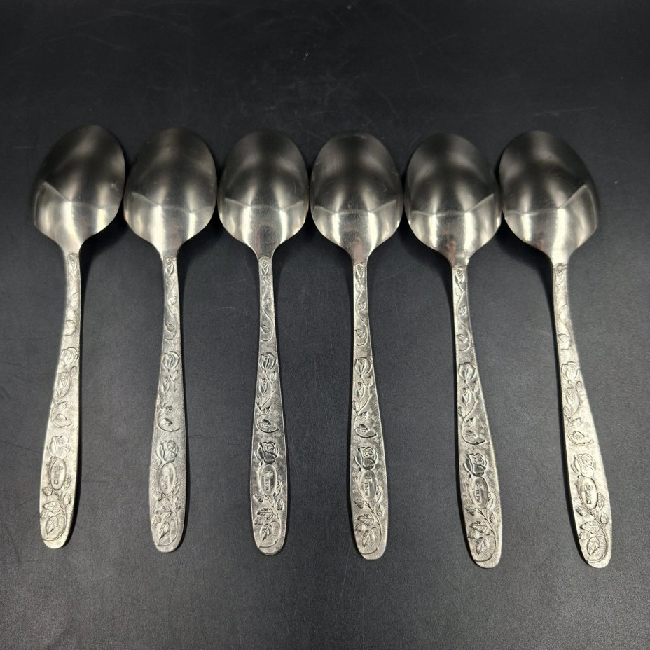 Набор из шести суповых ложек, нержавеющая сталь