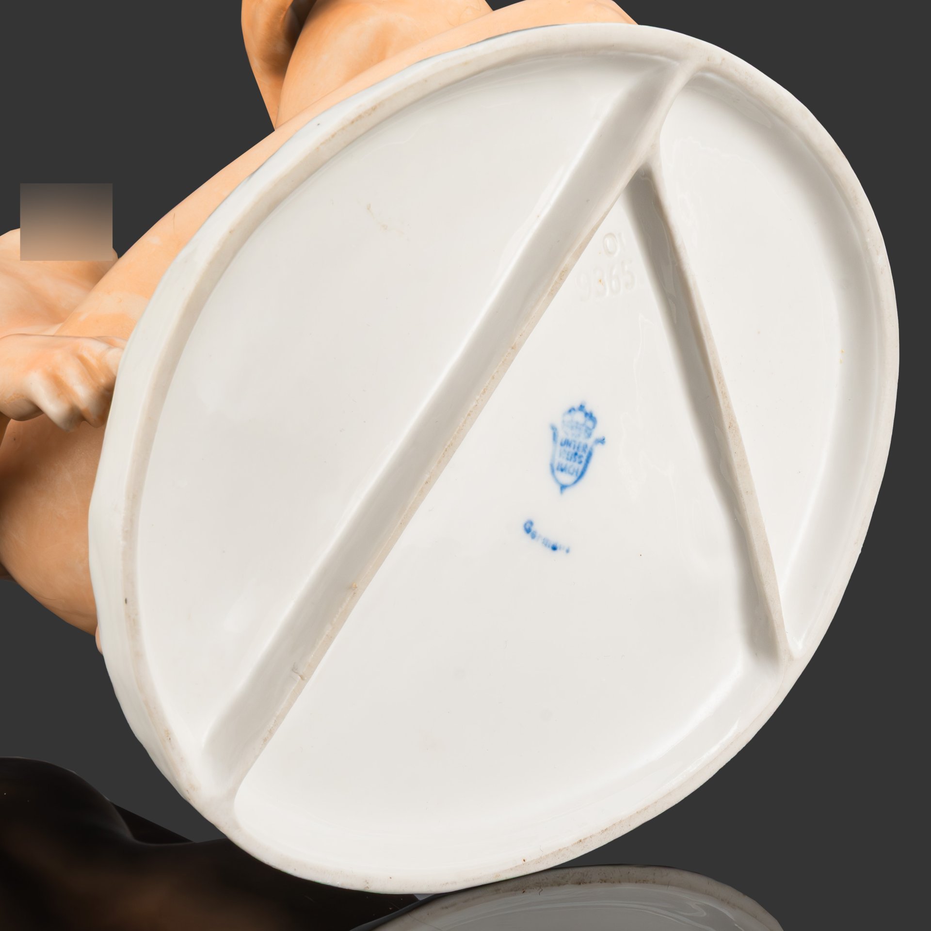 Статуэтка "Обнажённая", автор Kurt Steiner (Курт Штайнер), фарфор, роспись, Unterweissbach Werkstätten (Унтервайсбах), Германия, 1953-1967 гг.