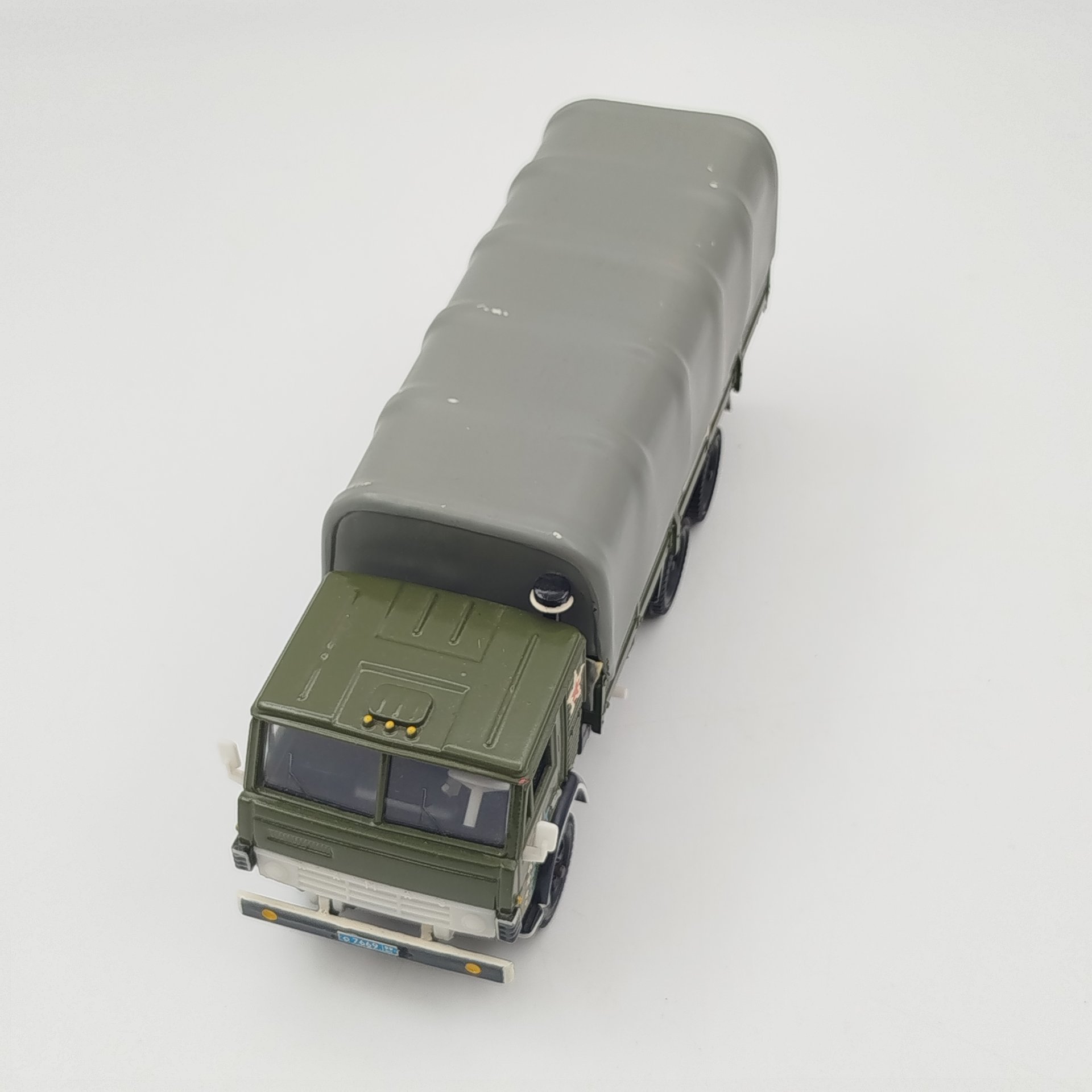 Модель автомобиля "КАМАЗ-53212", металл, пластмасса, СССР, 1980-1990 гг.