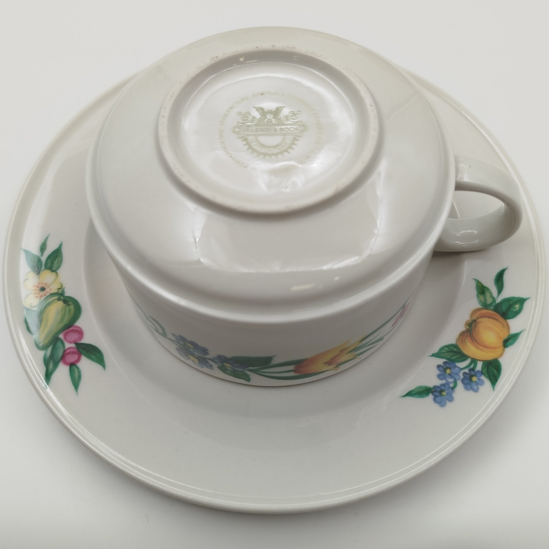 Набор чайных пар с цветочным и ягодным декором на 6 персон, Villeroy & Boch