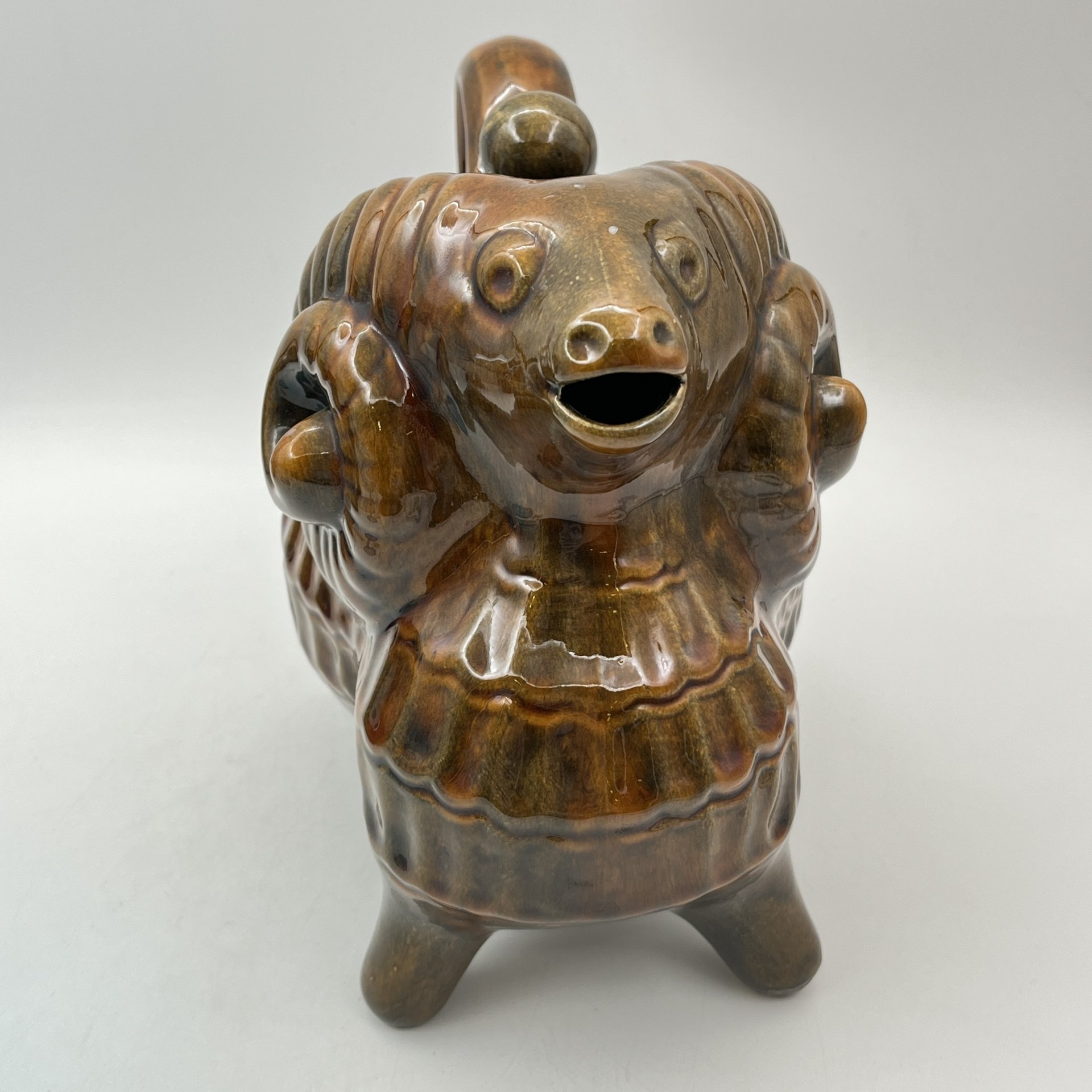 Кувшин (куманец) "Барашек" ("Баран"), керамика, поливы, СССР, 1960-1990 гг.