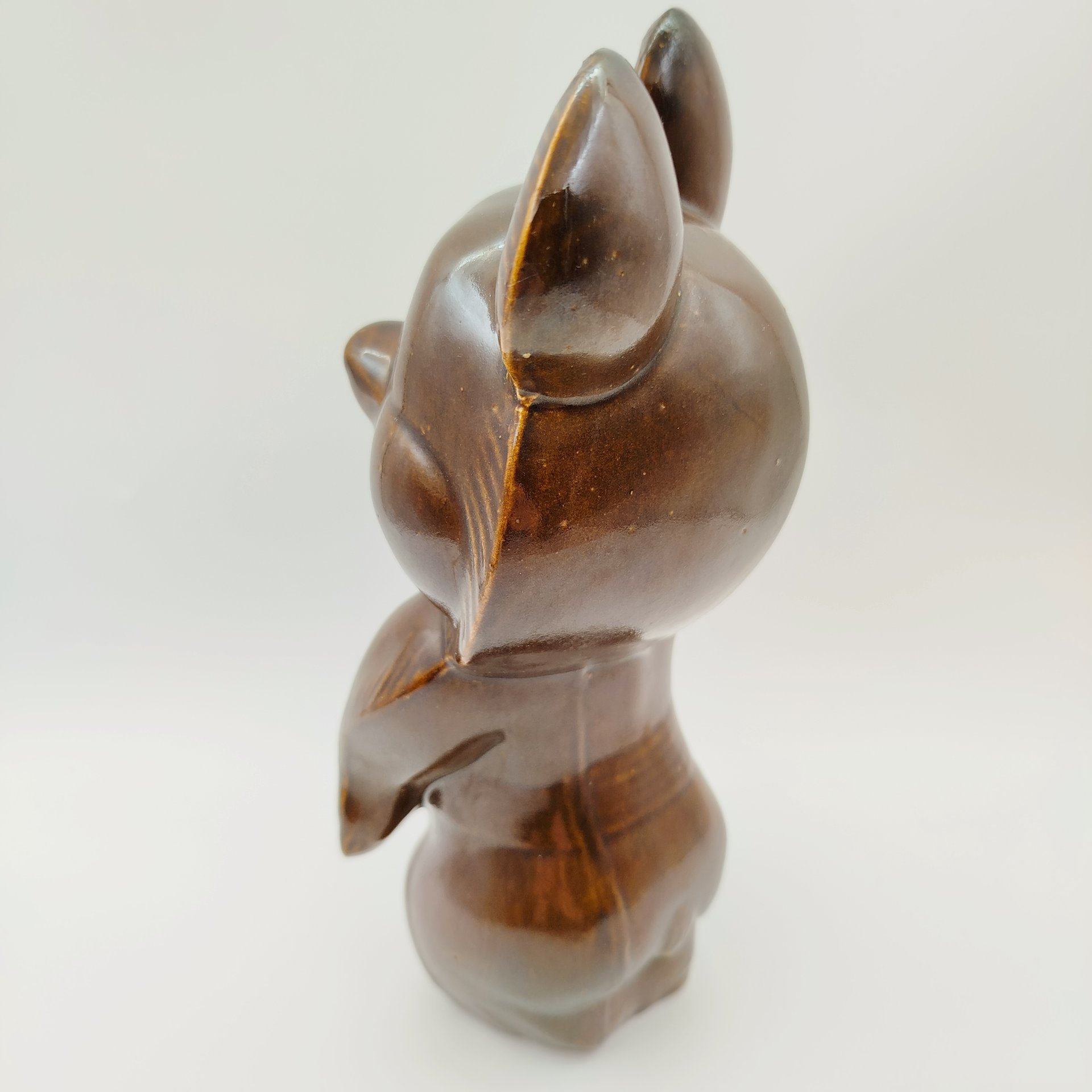 Статуэтка "Олимпийский мишка" (большой), автор модели Чижиков В. А., фарфор, аэрография, СССР, 1980 г.