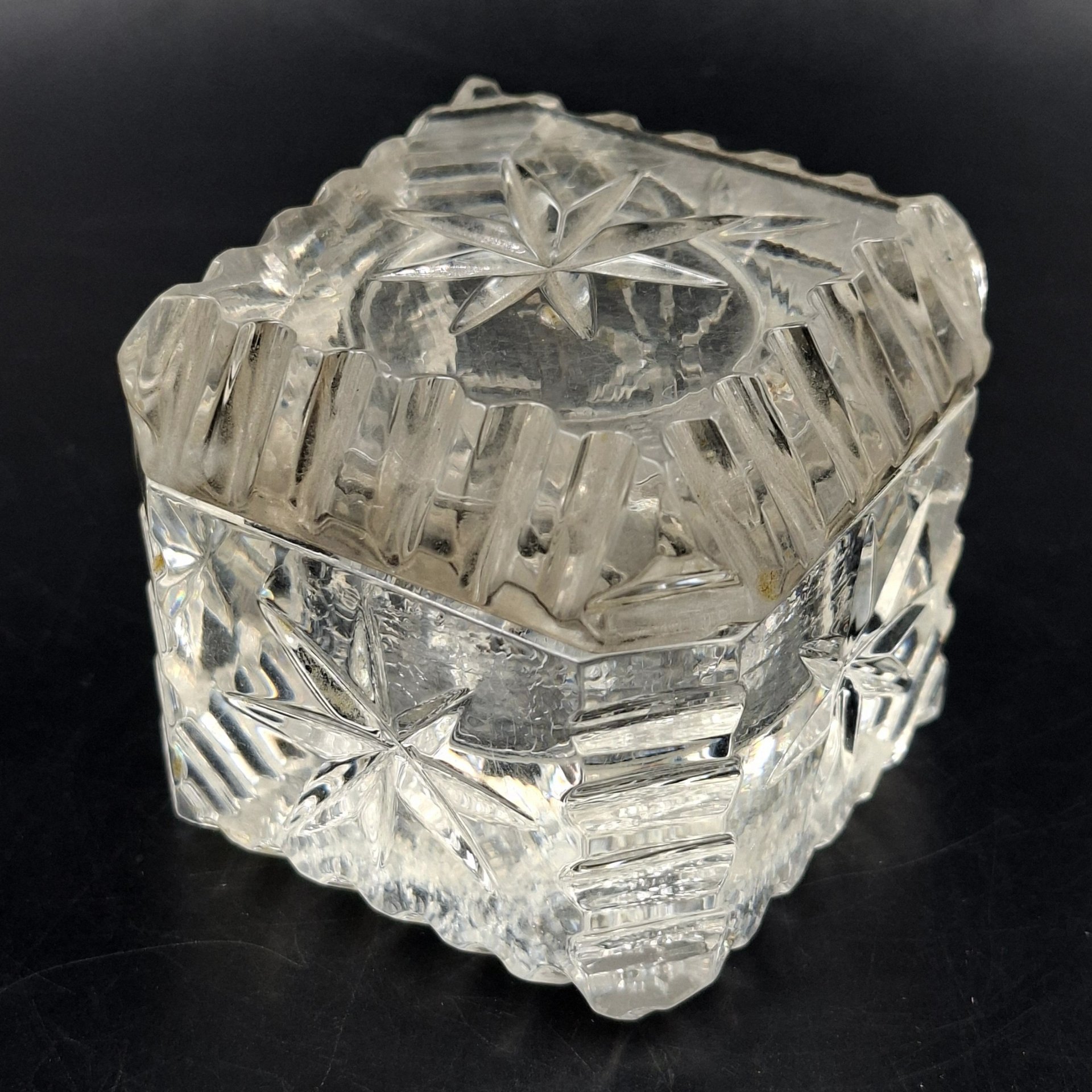 Чернильница со звездчатым декором, пластик, СССР, 1970-1990 гг.