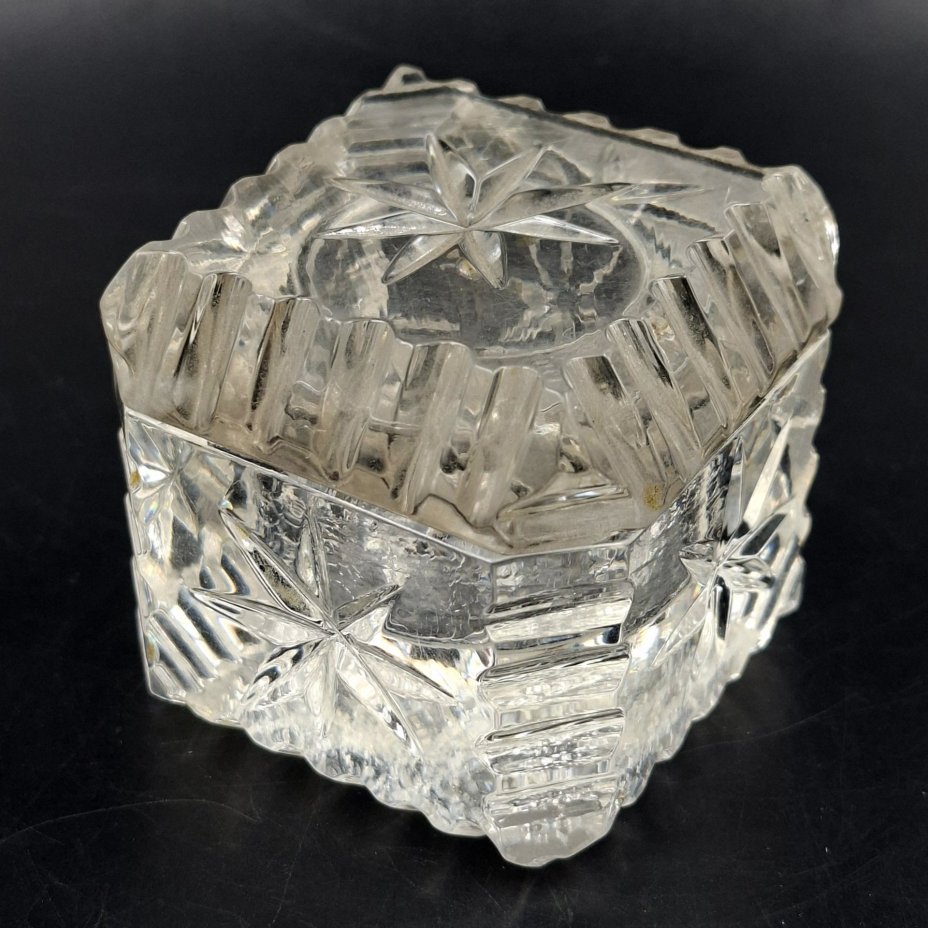 Чернильница со звездчатым декором, пластик, СССР, 1970-1990 гг.