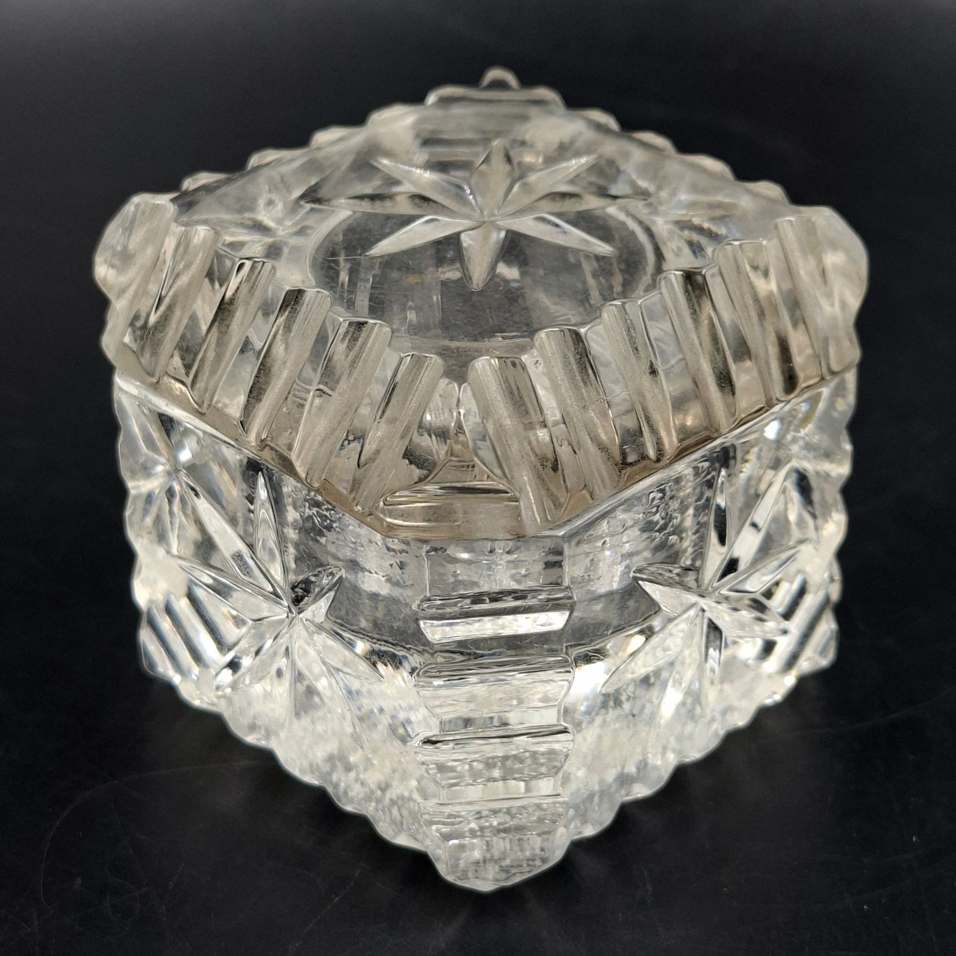 Чернильница со звездчатым декором, пластик, СССР, 1970-1990 гг.