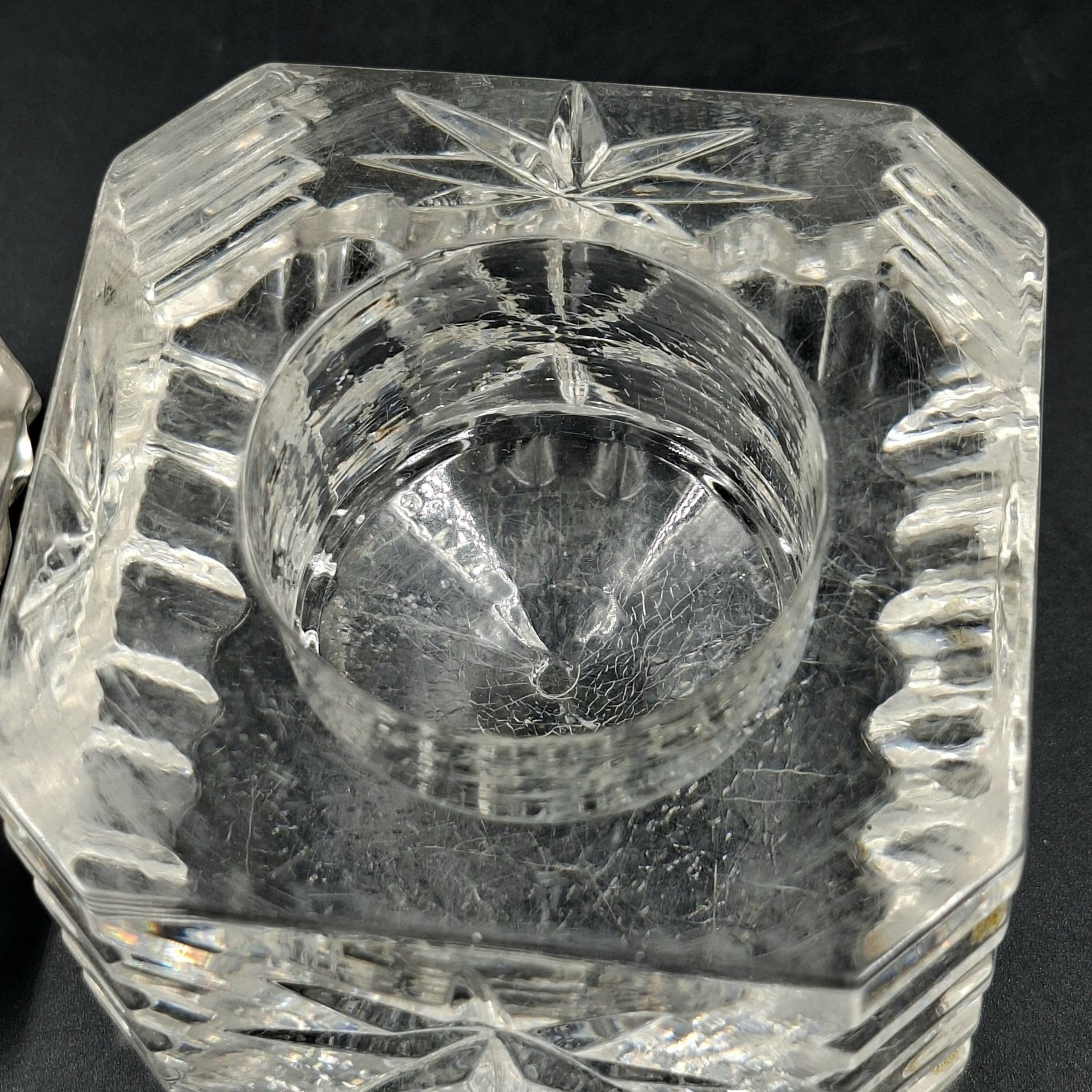 Чернильница со звездчатым декором, пластик, СССР, 1970-1990 гг.