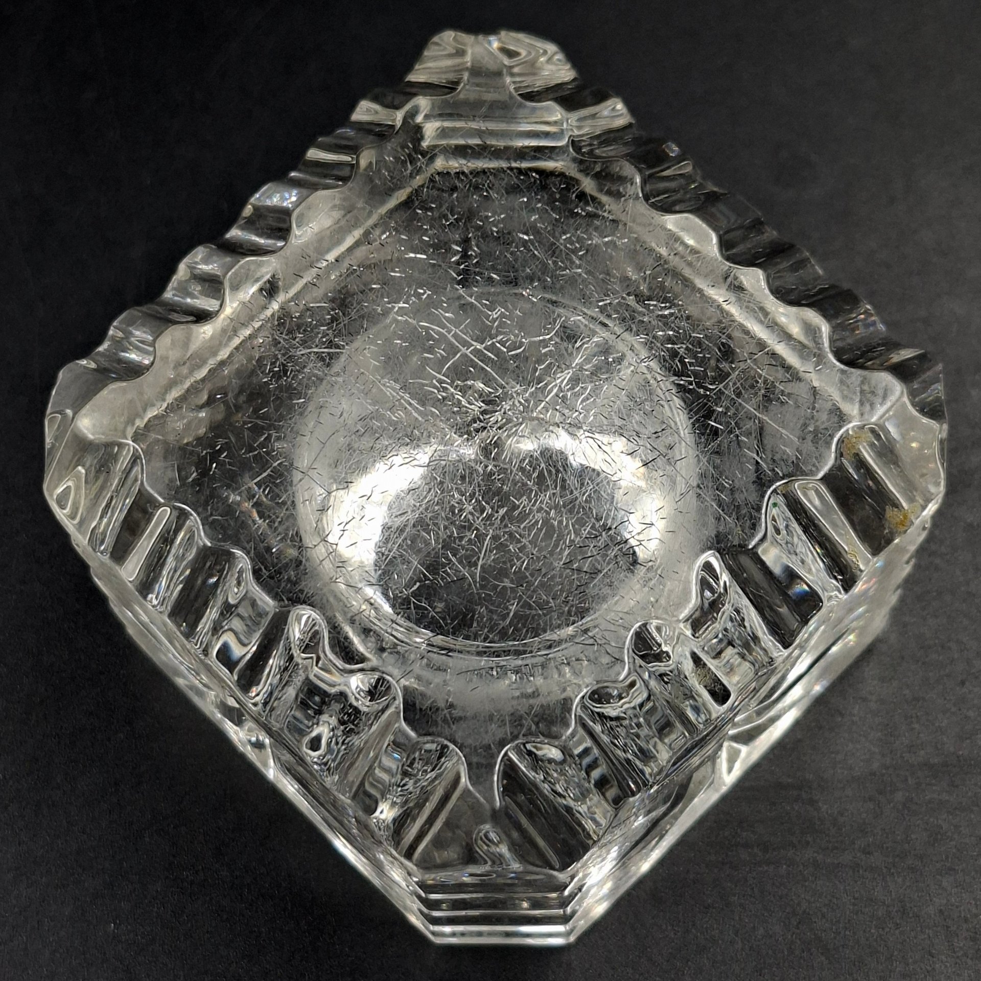 Чернильница со звездчатым декором, пластик, СССР, 1970-1990 гг.