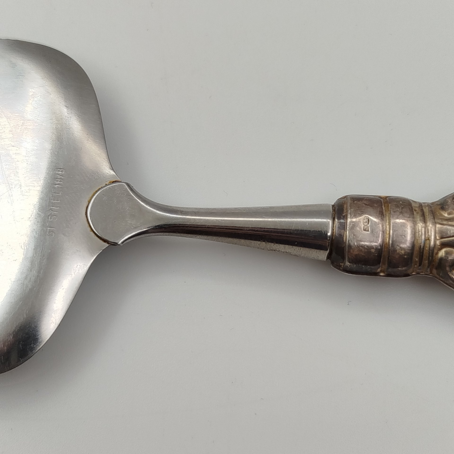 Сервировочная лопатка для торта, металл, серебрение, Западная Европа, 1890-1920 гг.