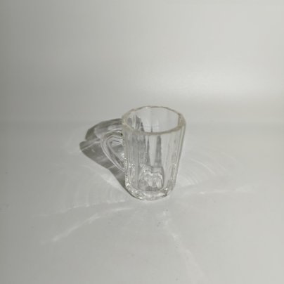 Чашечка гранёная (для крепких напитков), стекло, пресс, Россия, 1900-1940 гг.