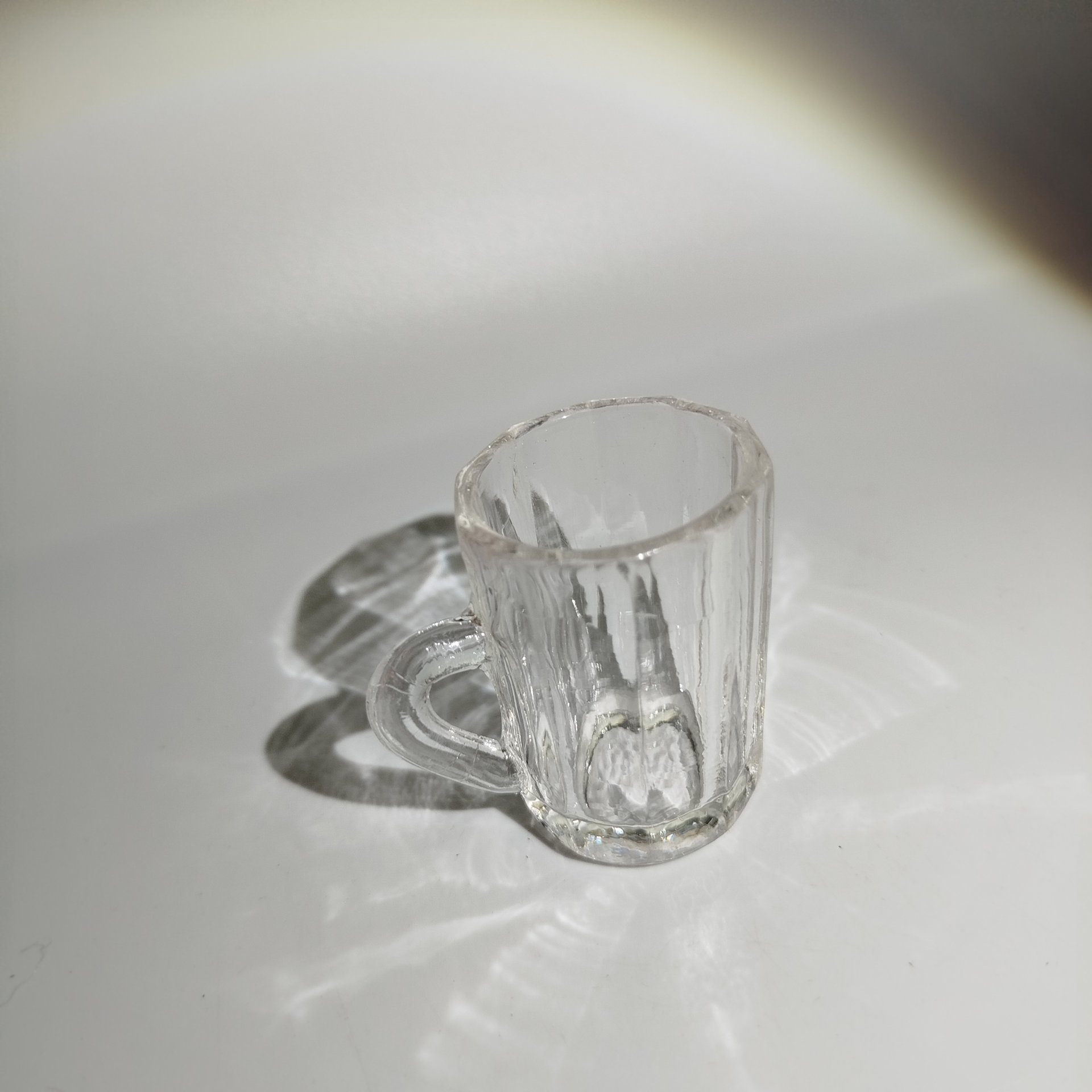 Чашечка гранёная (для крепких напитков), стекло, пресс, Россия, 1900-1940 гг.