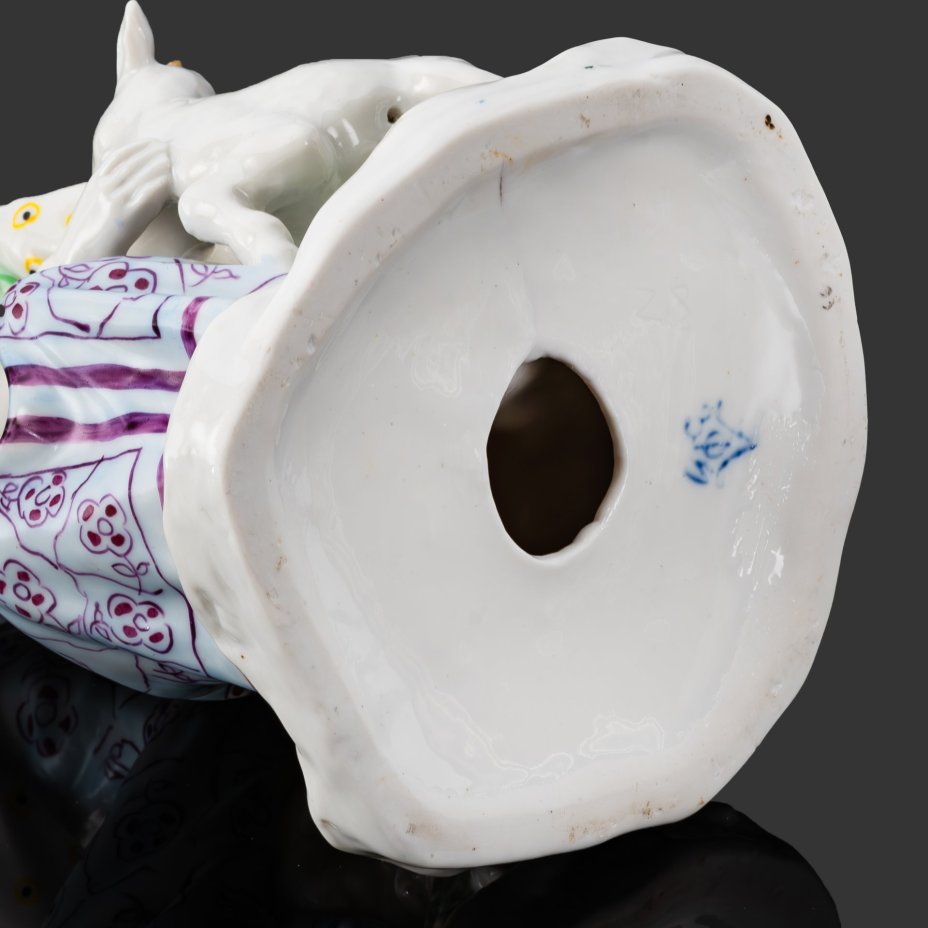 [Редкий вариант росписи] Статуэтка "Сестрица Алёнушка и братец Иванушка", скульптор А.А. Киселёв