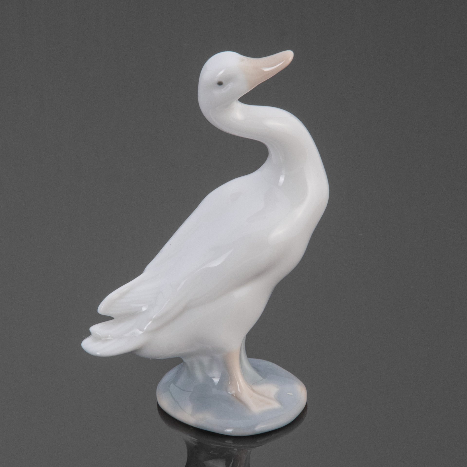 Статуэтка "Гусь", фарфор, роспись, Lladro, Испания, 1977-1984 гг., Lladro