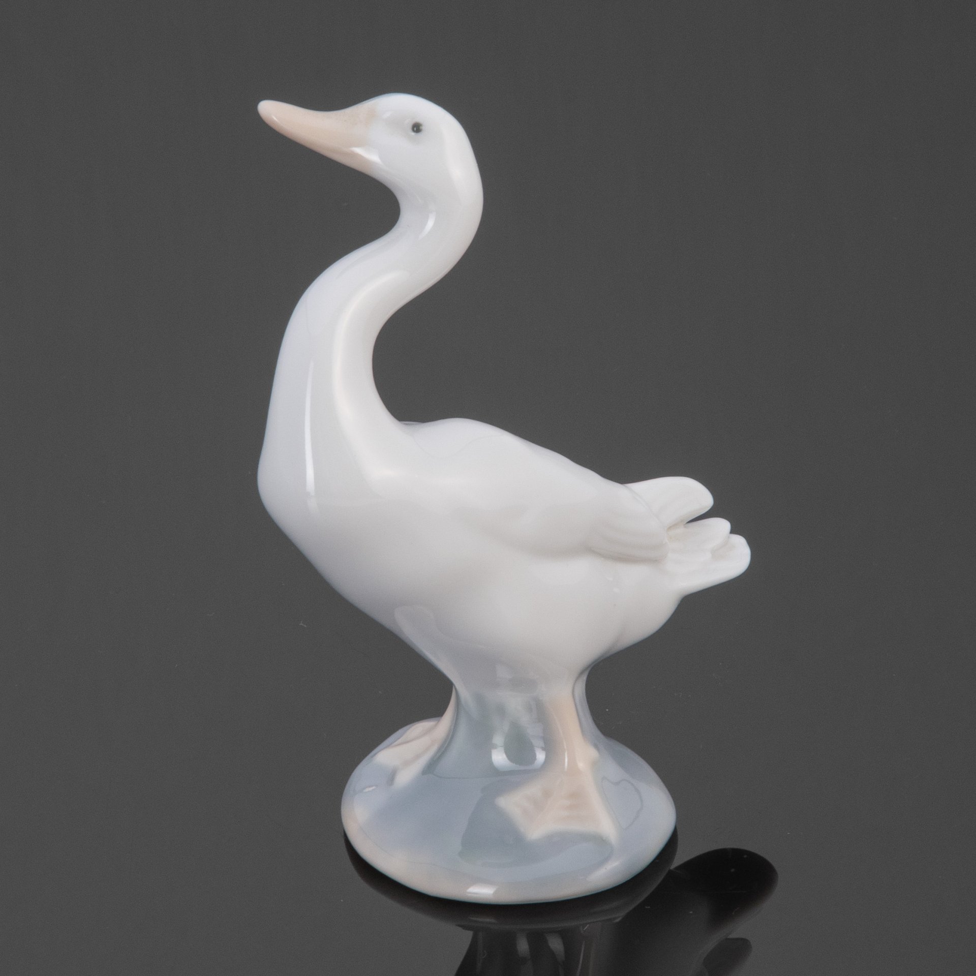 Статуэтка "Гусь", фарфор, роспись, Lladro, Испания, 1977-1984 гг., Lladro