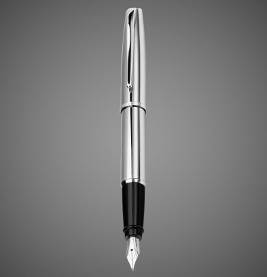 Перьевая ручка Aurora Style Metal Shiny Chrome CT, перо — M, в подарочной коробке, Лаки и смолы: лак, хром