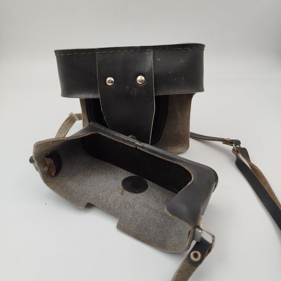 Фотоаппарат "Зенит-ЕТ" c объективом "Гелиос-44-2" в оригинальном кофре, металл, пластик, стекло, кожа, Белорусское оптико-механическое объединение (БелОМО), СССР, 1983 г.