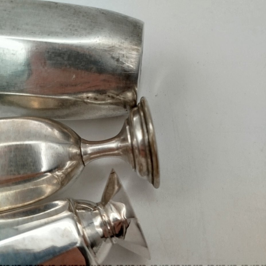 Набор для завтрака (стакан, рюмка и пашотница) с граненым туловом, Derby