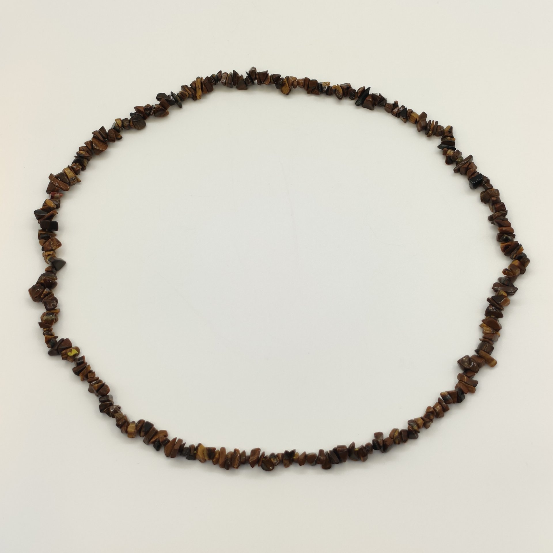 Бусы с бусинами различной формы, тигровый глаз, Россия, 1980-2000 гг.