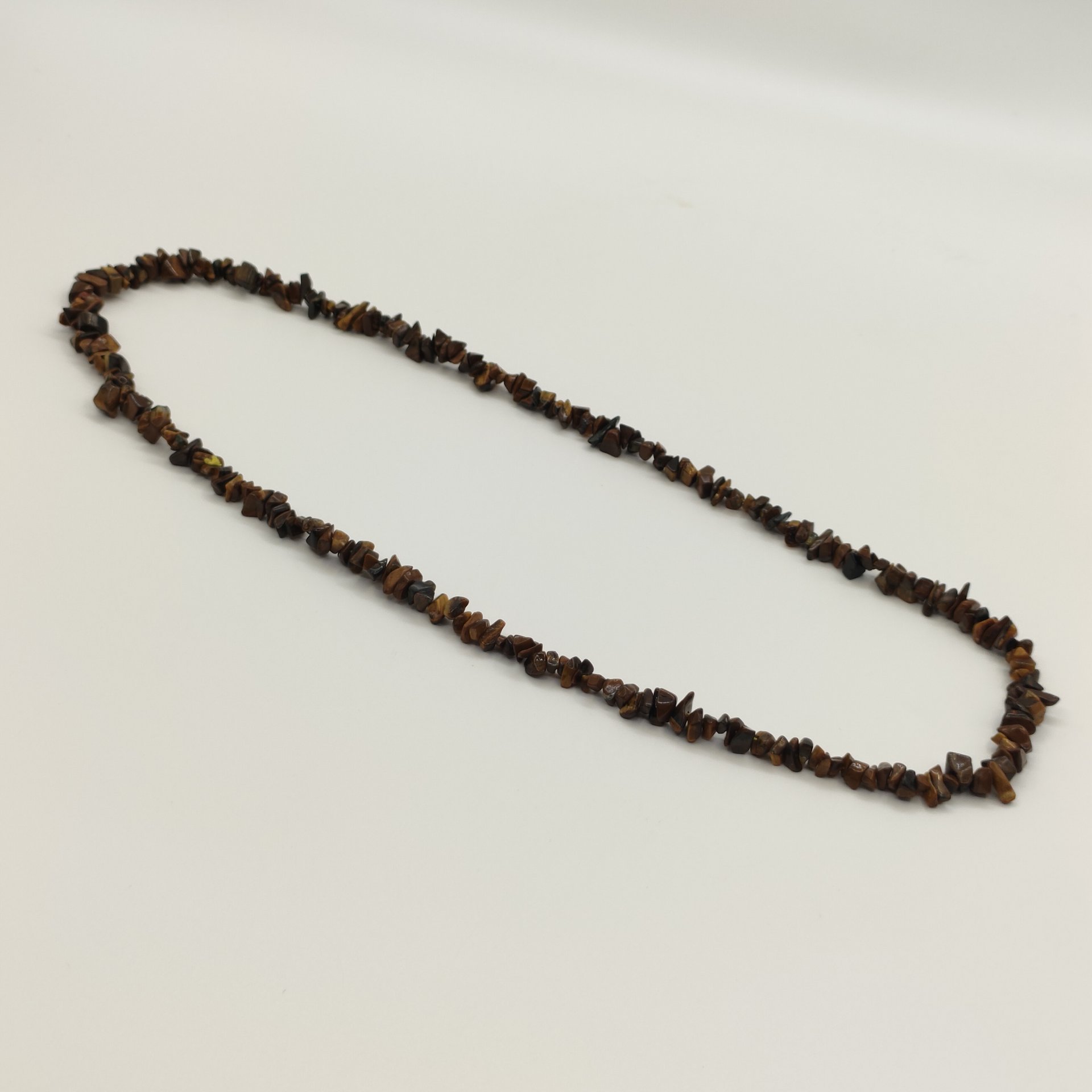 Бусы с бусинами различной формы, тигровый глаз, Россия, 1980-2000 гг.