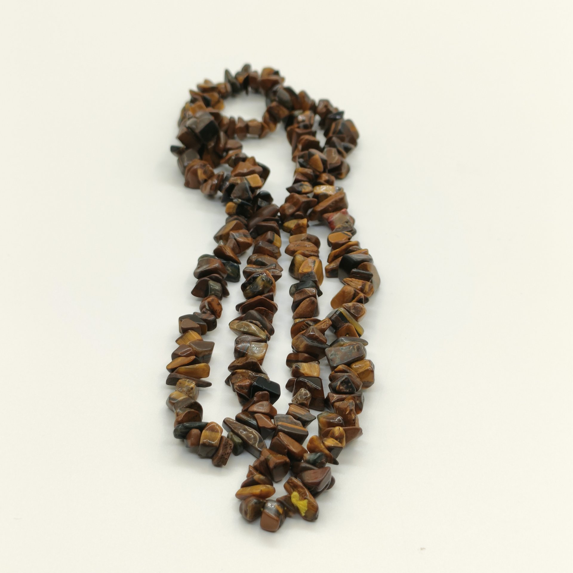 Бусы с бусинами различной формы, тигровый глаз, Россия, 1980-2000 гг.