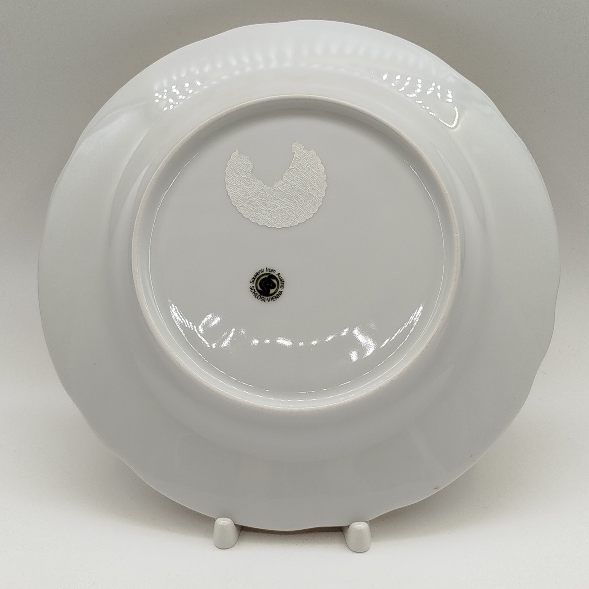 Тарелка настенная сувенирная  "Елизавета Баварская", "Hassenpflug Vienna", фарфор, деколь, золочение, Австрия, 1980-2000 гг.