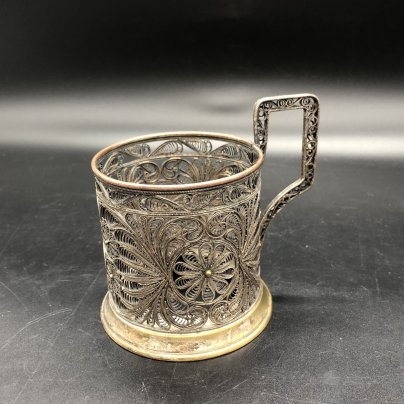 Подстаканник ажурный, Казаковская артель «Металлист»