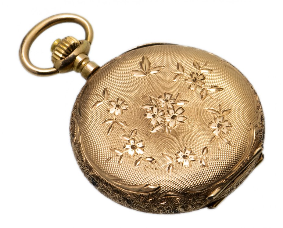 Часы карманные золотые Georges Favre-Jacot, Швейцария