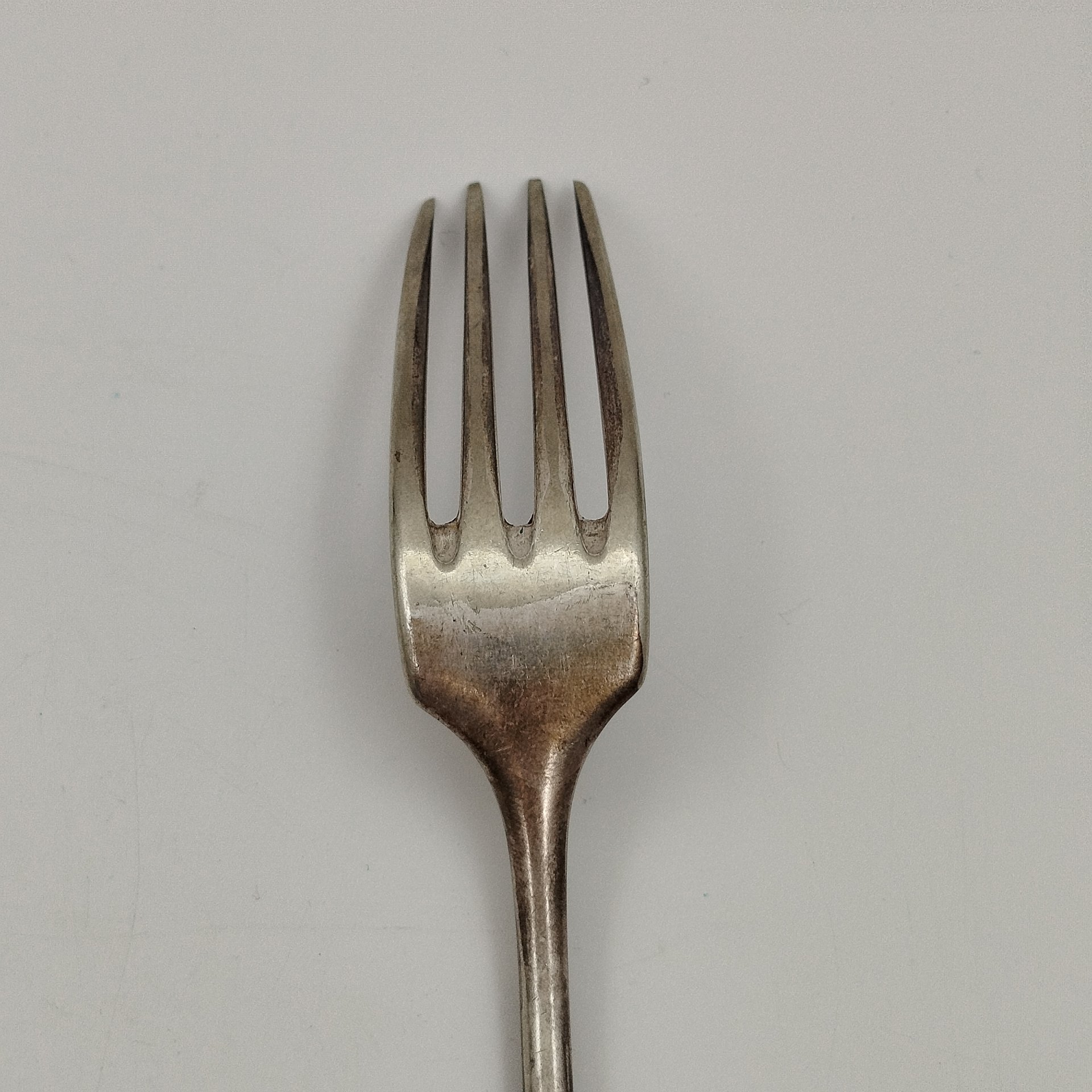 Вилка обеденная, латунь, серебрение, Christofle, Франция, 1890-1910 гг., Christofle