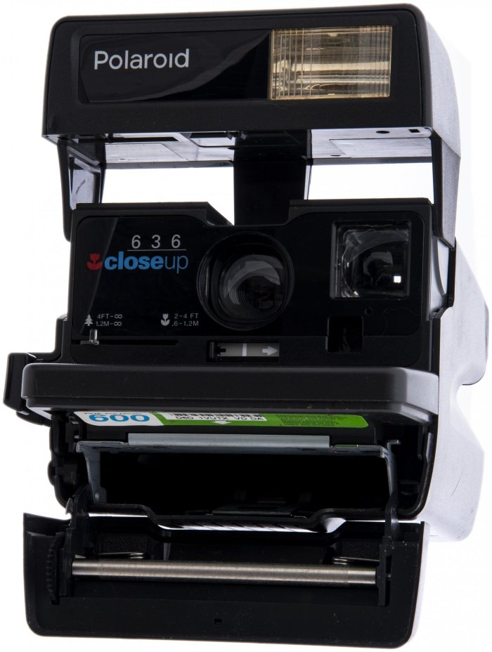Фотоаппарат "Polaroid 636 Closeup Instant camera", пластик, Великобритания, 1980-1990 гг., Polaroid