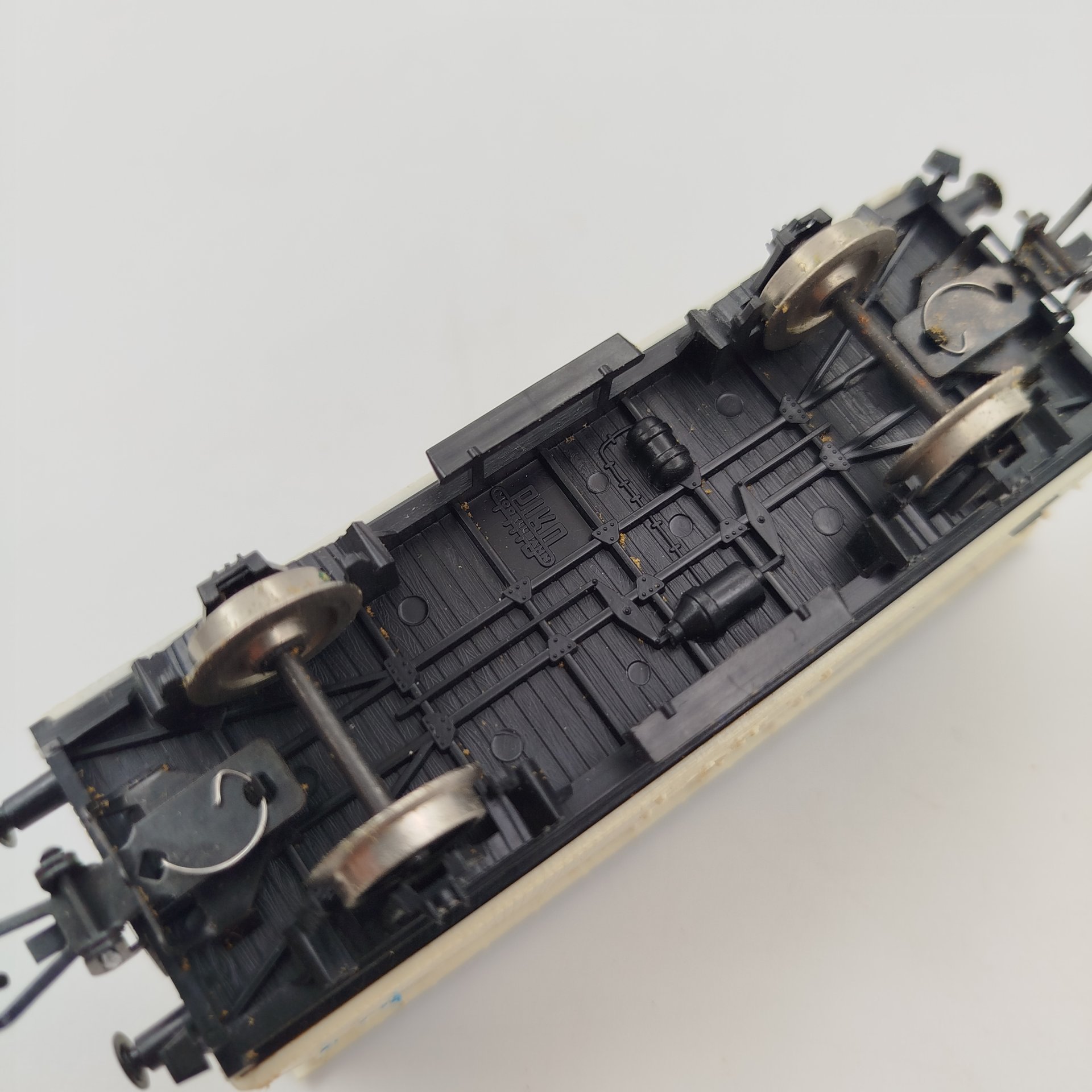 Модель железнодорожного вагона-холодильника "Inter Frigo", в оригинальной коробке, пластик, картон, Piko, ГДР, 1970-1990 гг.