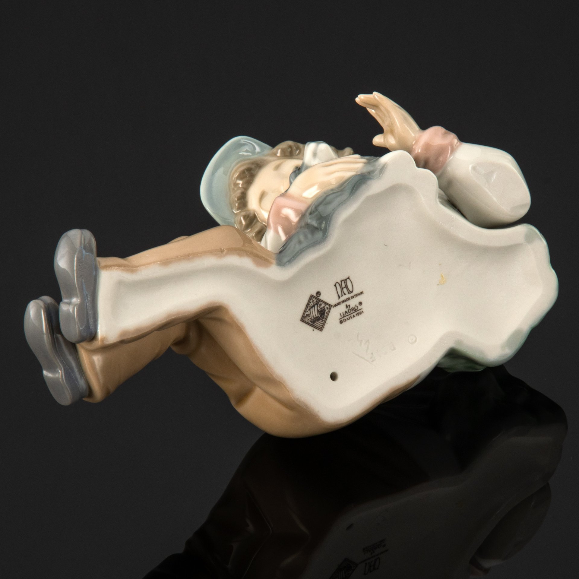 Статуэтка "Мальчик с собакой", скульптор Vicente Martinez, фарфор, роспись, NAO Porcelain, Испания, 1991-2000 гг.