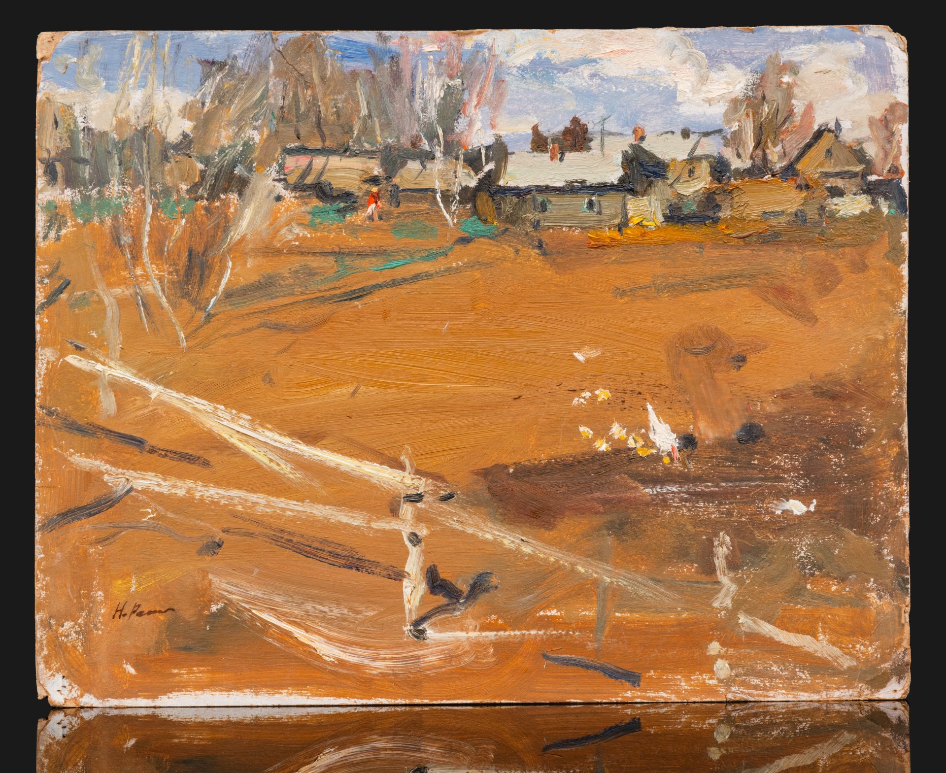 Картина "Цыплята", художник Репин Николай Никитович (1932-2023 гг.)