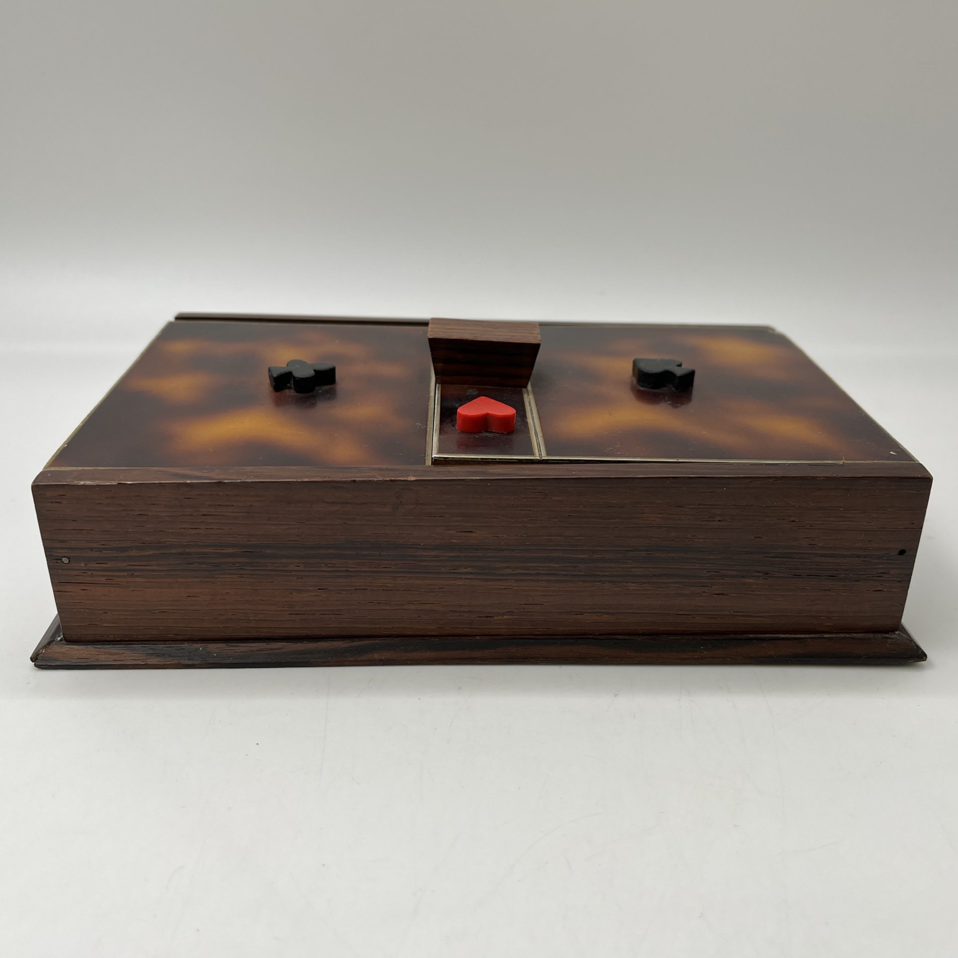 Шкатулка для карт (винтаж), дерево, композитный материал, Европа, 1970-2000 гг.