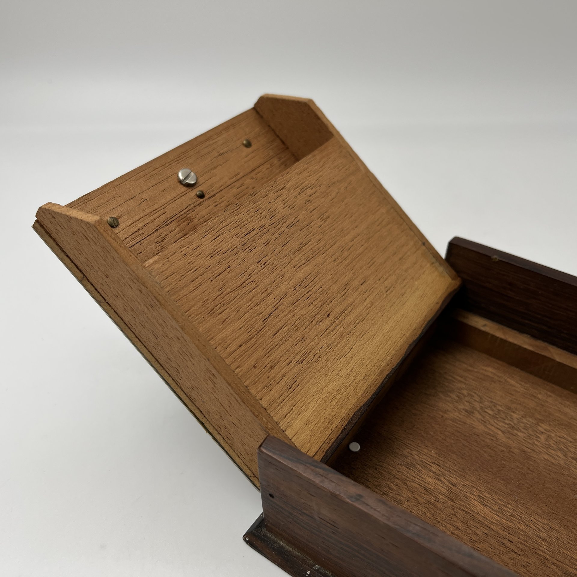 Шкатулка для карт (винтаж), дерево, композитный материал, Европа, 1970-2000 гг.