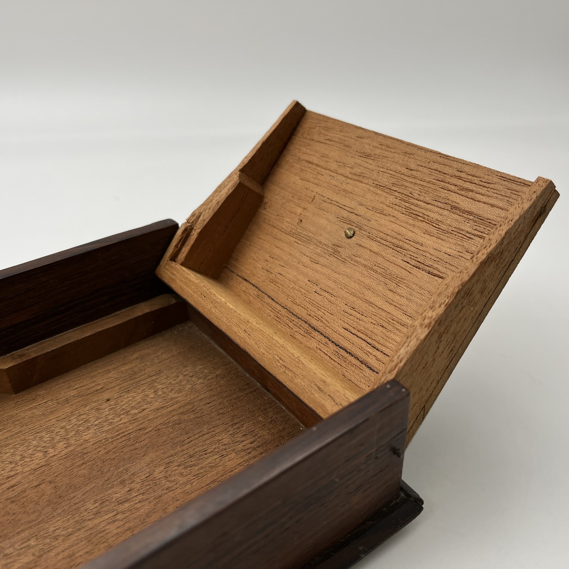 Шкатулка для карт (винтаж), дерево, композитный материал, Европа, 1970-2000 гг.