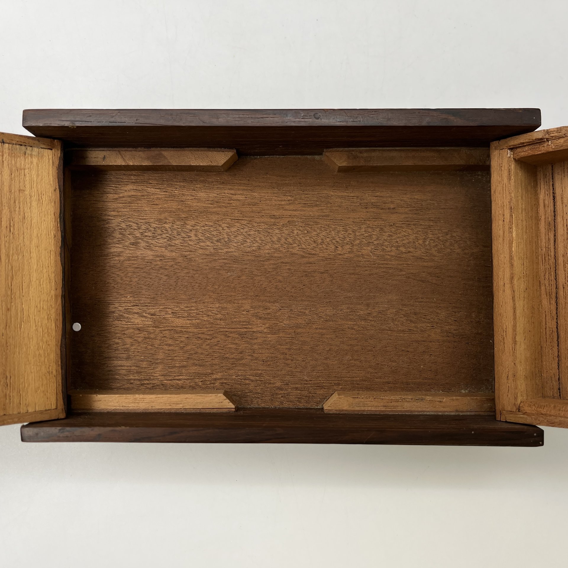 Шкатулка для карт (винтаж), дерево, композитный материал, Европа, 1970-2000 гг.