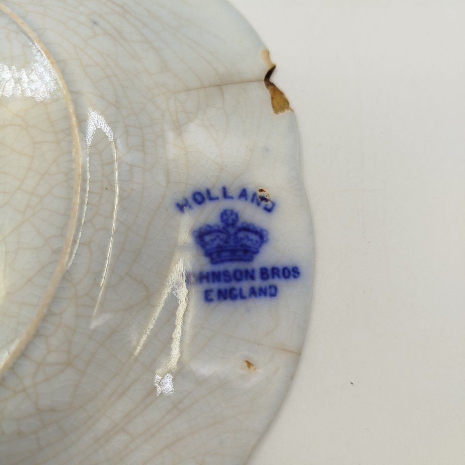 Набор из двух десертных тарелок "Луковый узор", Johnson Bros England