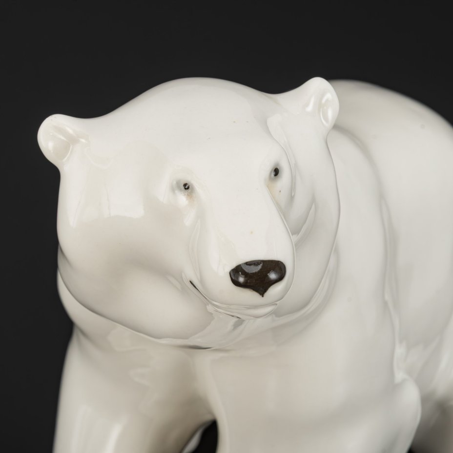 Статуэтка "Белый медведь" (большая), скульптор Б.Я. Воробьев