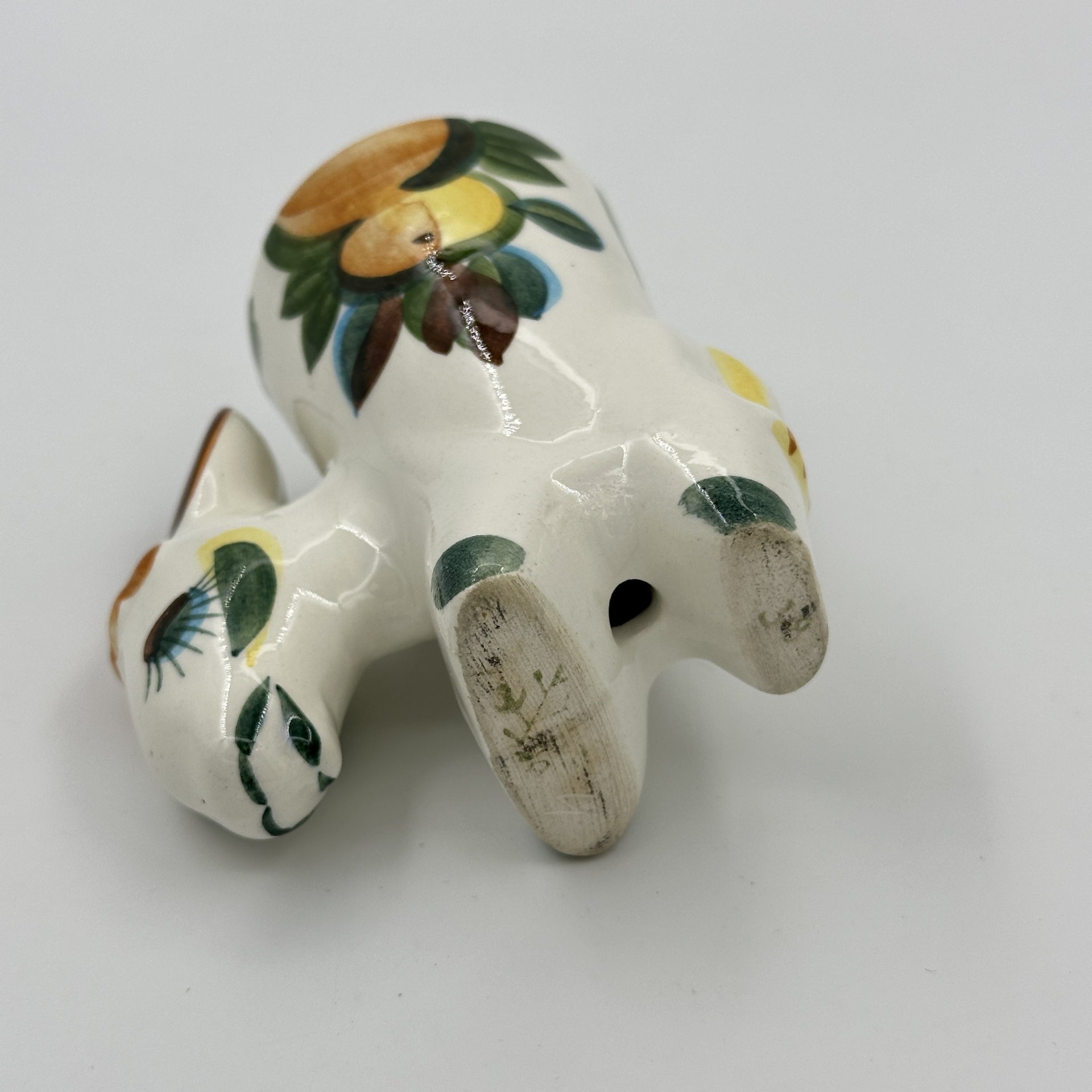 Пашотница "Ослик", скульптор В. Сергеев, Конаковский фаянсовый завод им. М.И. Калинина (ЗиК Конаково)