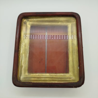 Киот, дерево, шпон, стекло, золочение, Российская империя, 1890-1917 гг.