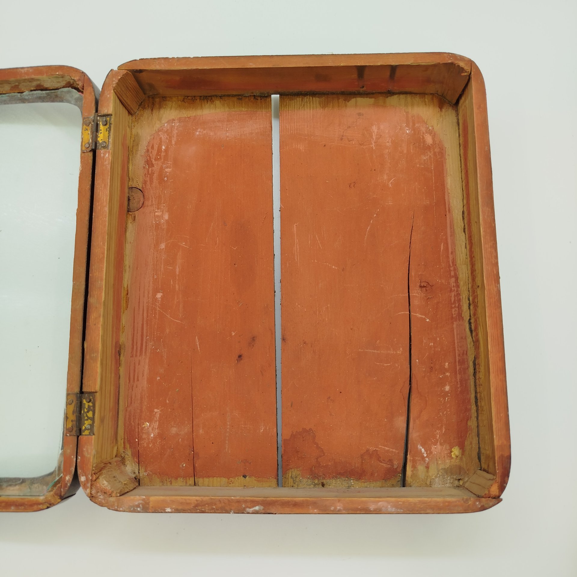 Киот, дерево, шпон, стекло, золочение, Российская империя, 1890-1917 гг.