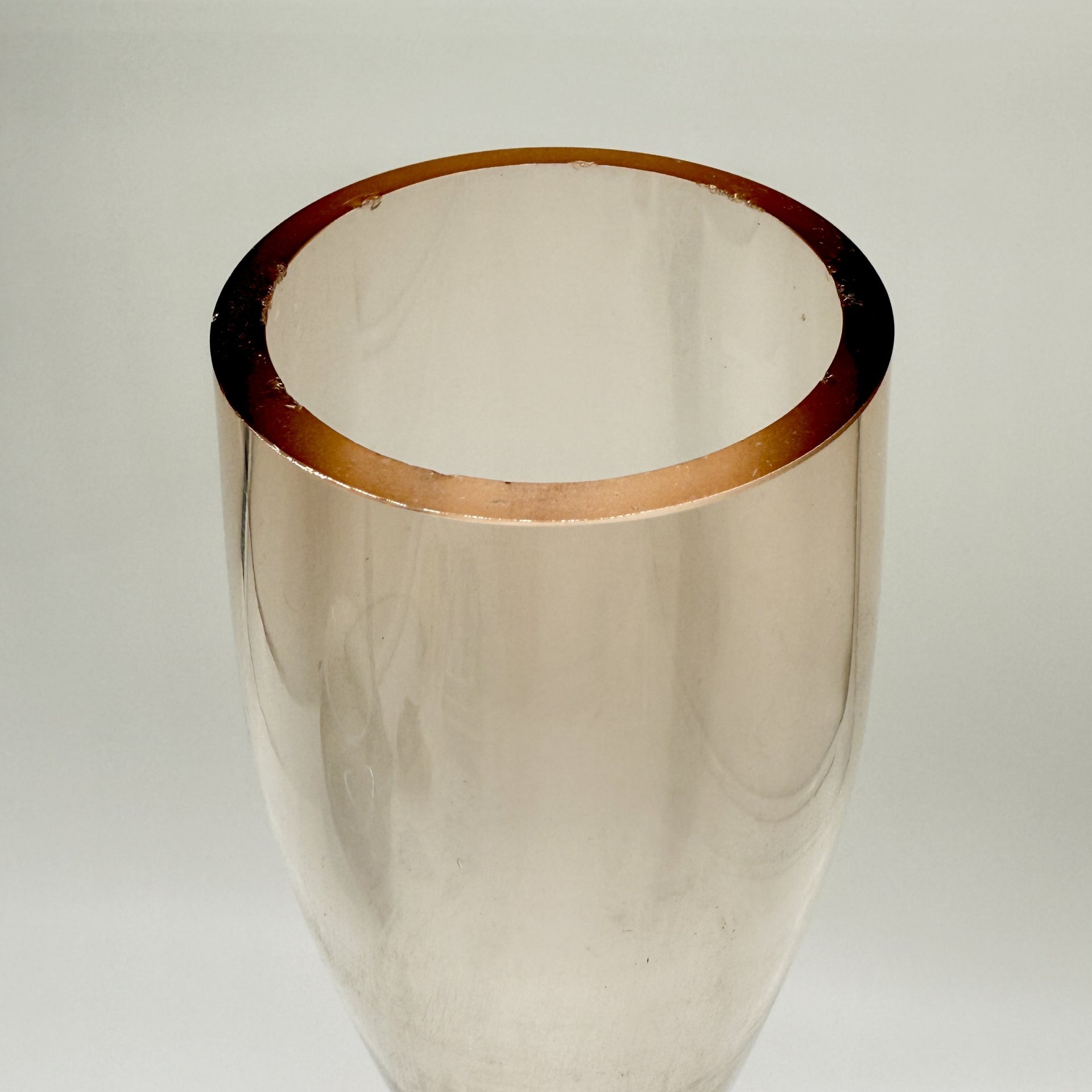 Ваза на ножке, стекло, гутная техника, СССР, 1970-1990 гг.